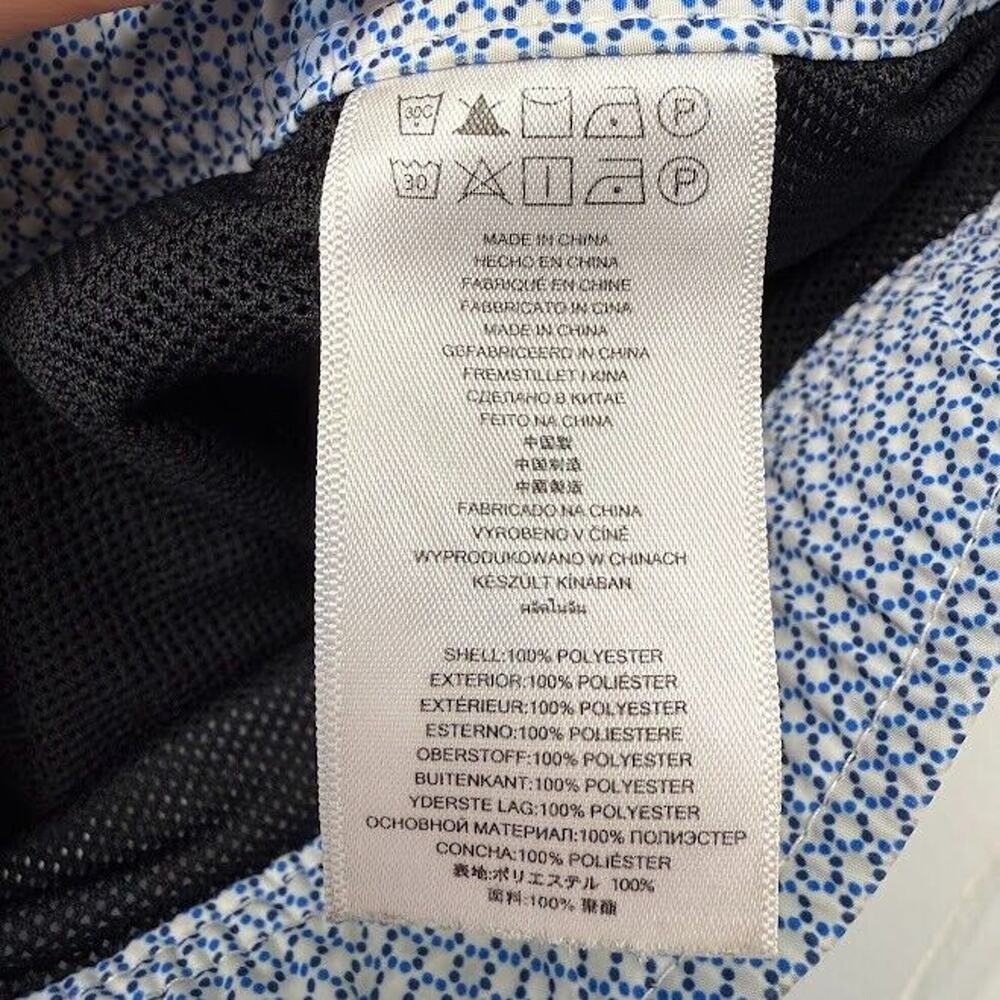 Michael Kors Swim Trunks Mens Large Blue Mesh Liner Shorts *Missing Drawstring - Picture 6 of 9